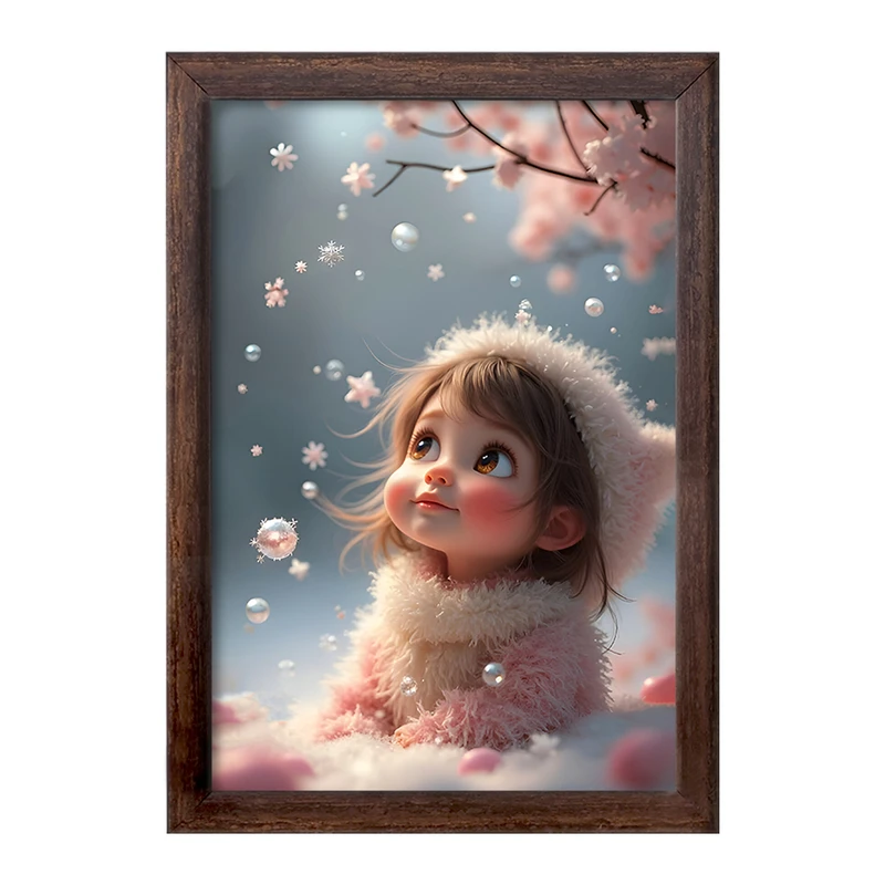 تابلو خندالو طرح دخترانه کودکانه کد F9491