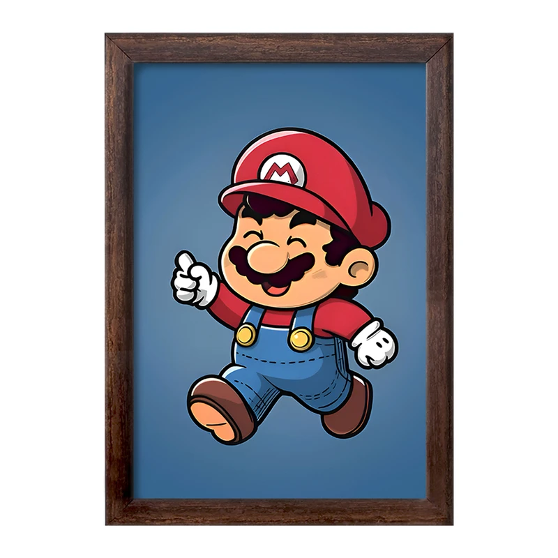 تابلو خندالو طرح سوپر ماریو (Super Mario) کد F9424