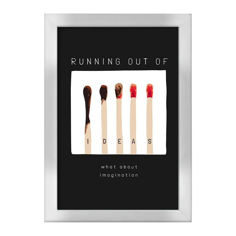 تابلو خندالو طرح Running Out Of کد F1535