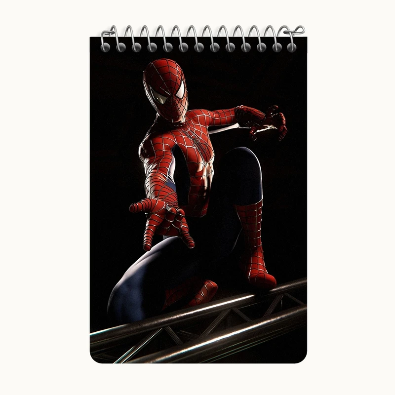 دفتر یادداشت 50 برگ خندالو طرح مرد عنکبوتی (Spider Man) کد F3952