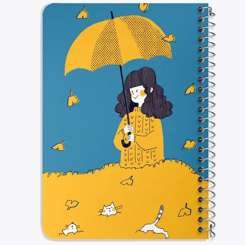دفتر یادداشت 50 برگ خندالو طرح دخترانه کد N6371