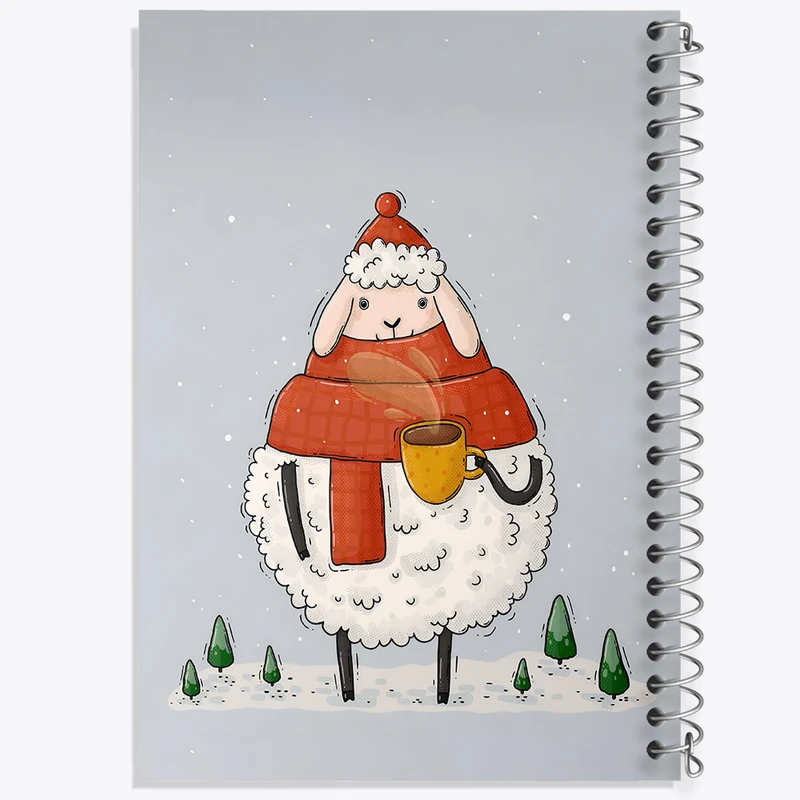 دفتر نقاشی 50 برگ خندالو طرح گوسفند کد F8728