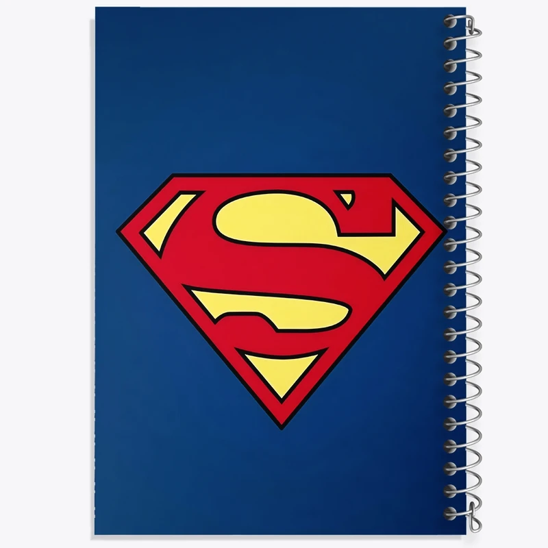 دفتر شطرنجی 50 برگ خندالو طرح سوپر من کد F10341