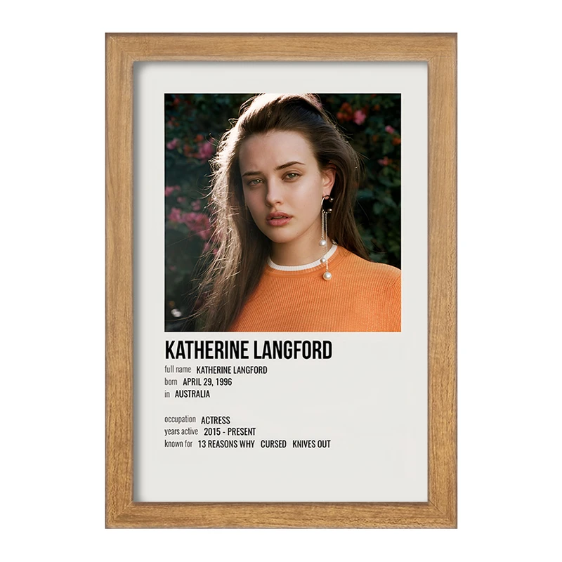 تابلو خندالو طرح کاترین لانگفورد (Katherine Langford) کد F13152