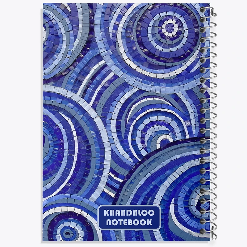 دفتر نقاشی 50 برگ خندالو طرح پترن چشم نظر کد N6115