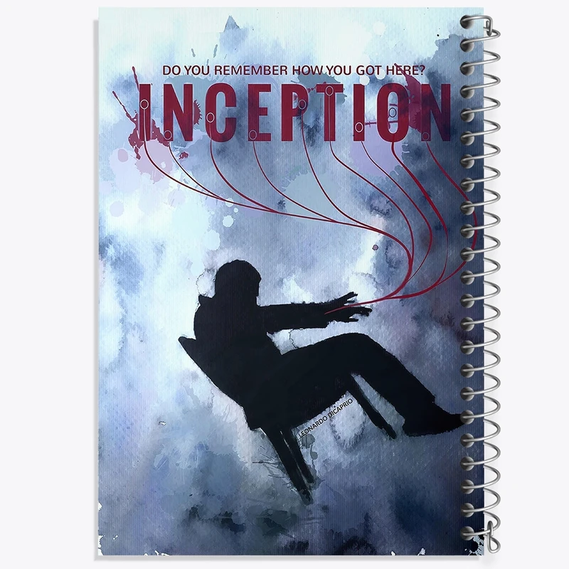 دفتر ژورنال نویسی 50 برگ خندالو مدل نقطه ای طرح تلقین (Inception) کد F11351