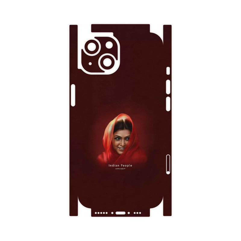 برچسب پوششی ماهوت مدل Portrait of an Indian Woman-FullSkin مناسب برای گوشی موبایل اپل iPhone 14