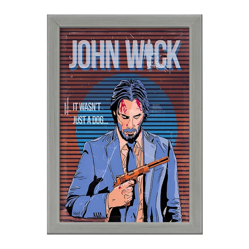 تابلو خندالو طرح جان ویک (John Wick) کد F13555