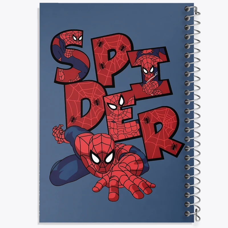 دفتر مشق 100 برگ خندالو طرح مرد عنکبوتی (Spider Man) کد F4989