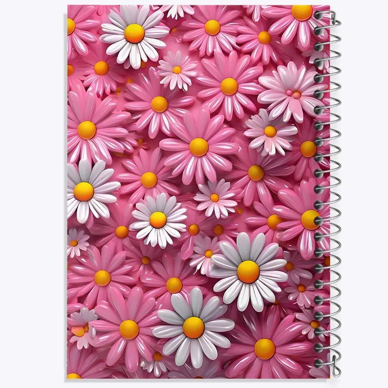 دفتر نقاشی 50 برگ خندالو طرح گل گلی کد N6434