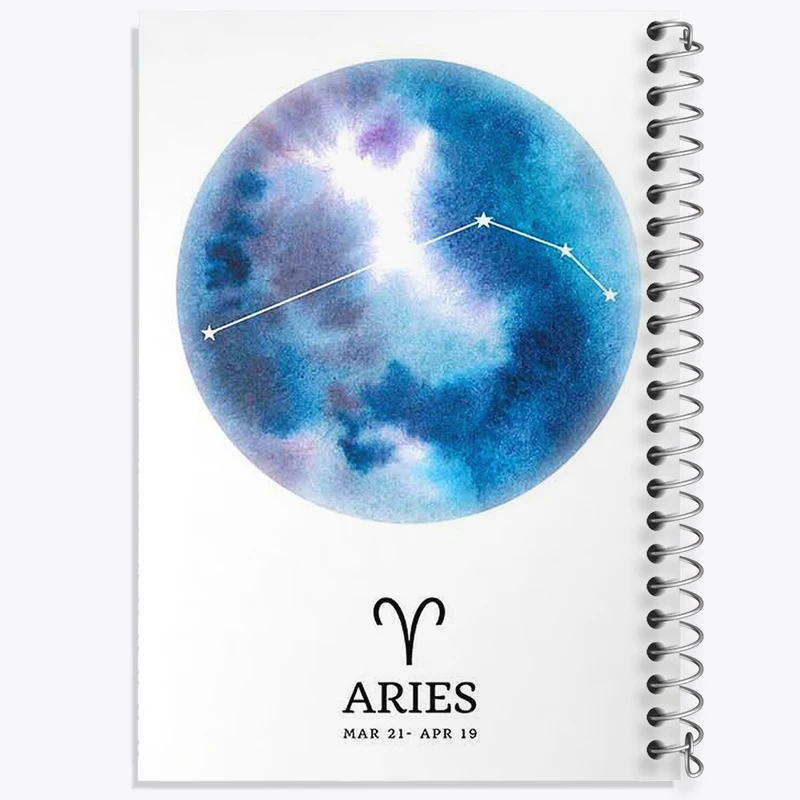 دفتر مشق 50 برگ خندالو طرح ماه تولد فروردین کد F11399