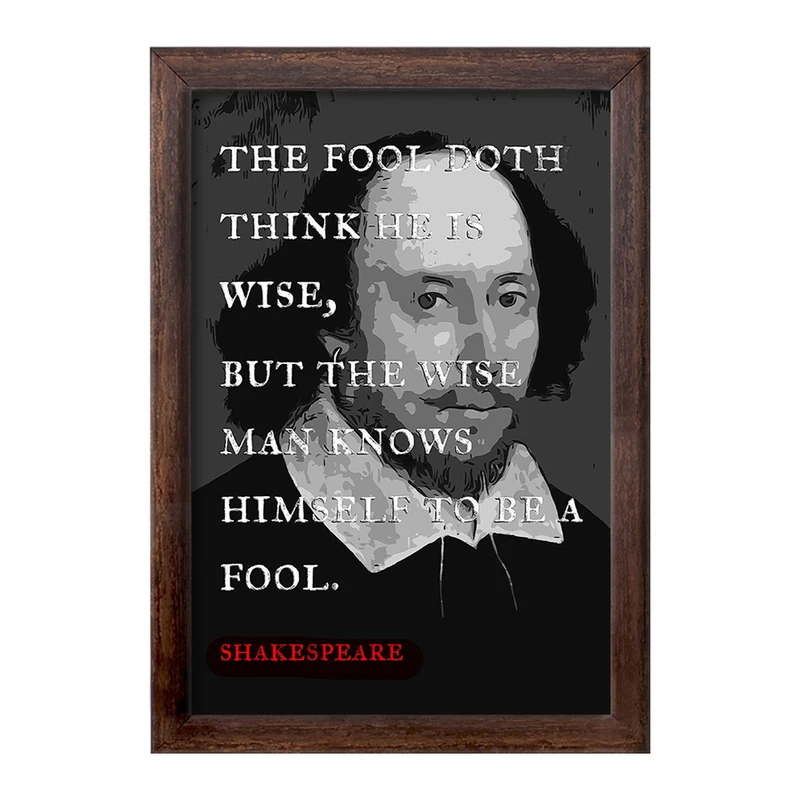 تابلو خندالو طرح شکسپیر (Shakespeare) کد F14055