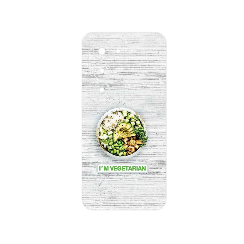 برچسب پوششی ماهوت مدل Im_vegetarian مناسب برای گوشی موبایل شیائومی Redmi 15 4G