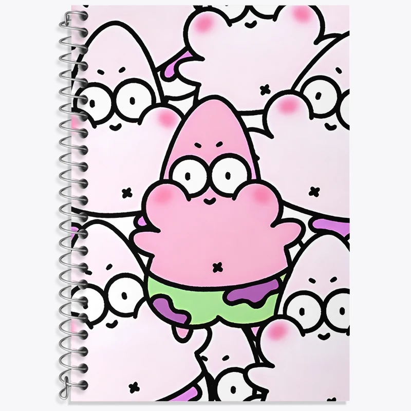 دفتر لغت 50 برگ خندالو طرح پترن پاتریک کد N7118