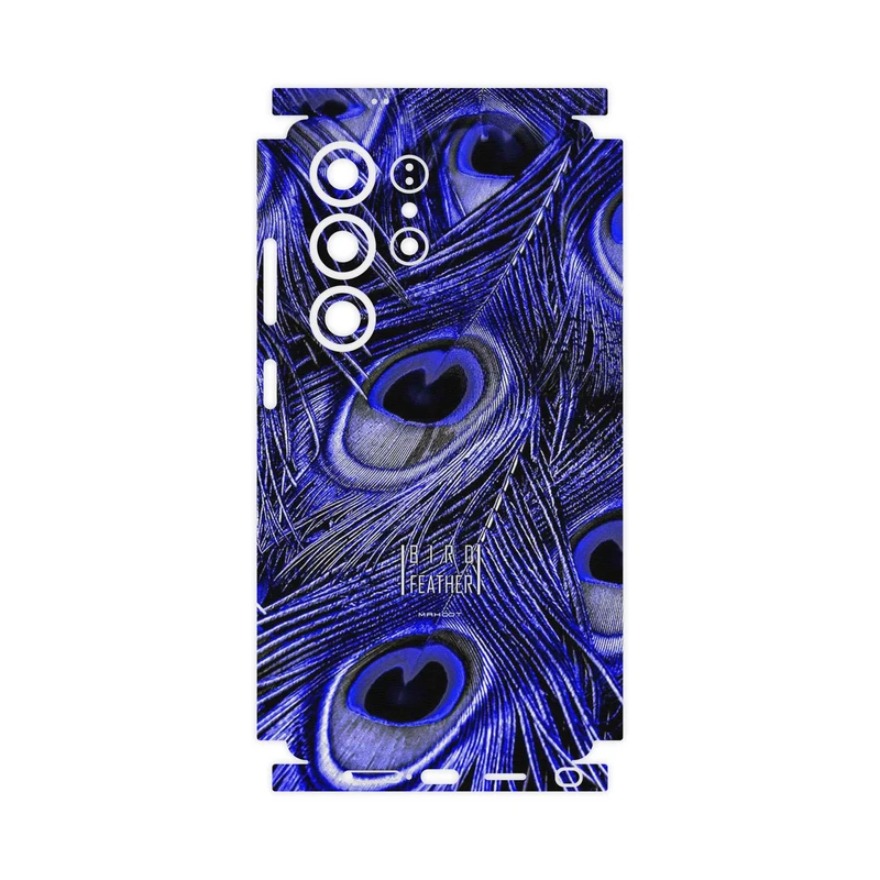 برچسب پوششی ماهوت مدل Purple Feather-FullSkin مناسب برای گوشی موبایل سامسونگ Galaxy S25 Ultra