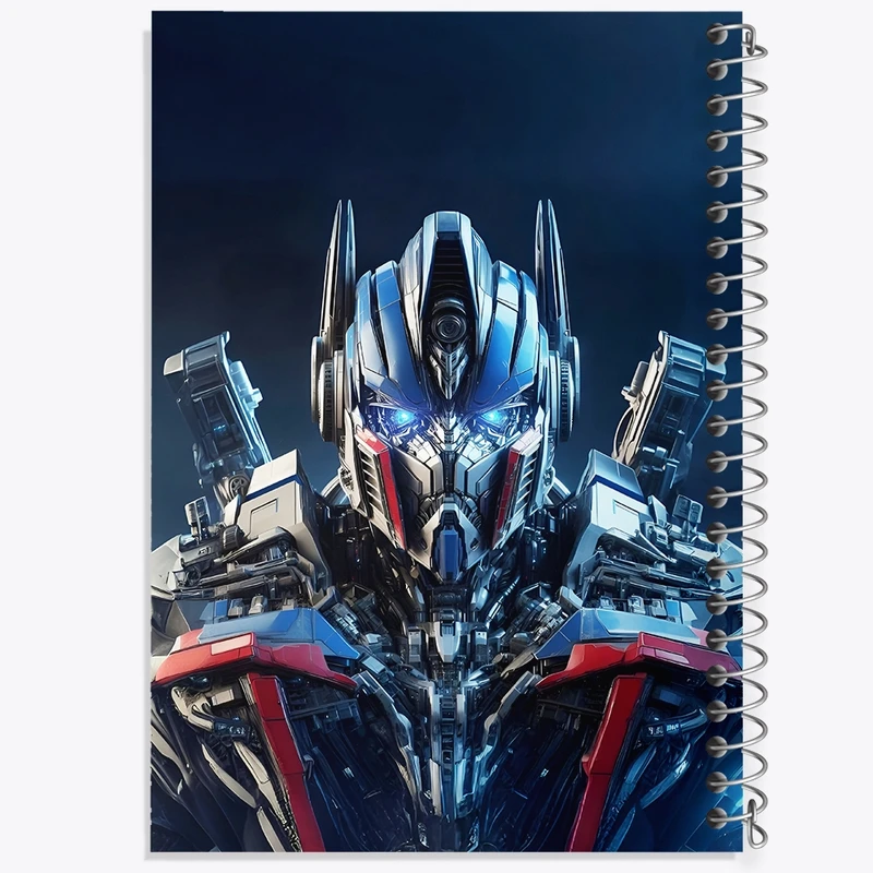 دفتر شطرنجی 50 برگ خندالو طرح آپتیموس (Optimus Prime) کد F4760