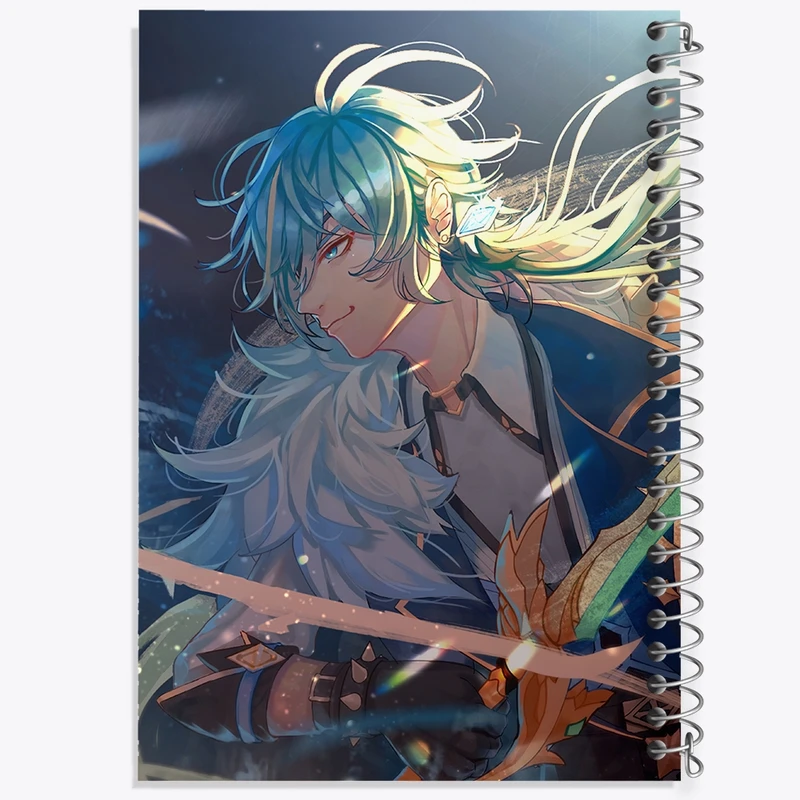 دفتر طراحی 50 برگ خندالو طرح بازی گنشین ایمپکت Genshin Impact کد 25660