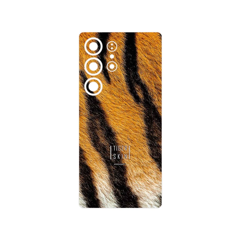 برچسب پوششی ماهوت مدل Tiger Skin مناسب برای گوشی موبایل سامسونگ Galaxy S25 Ultra
