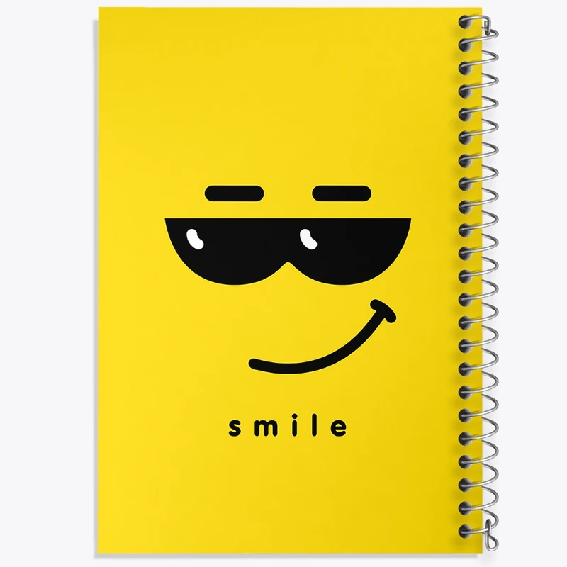 دفتر طراحی 50 برگ خندالو طرح ایموجی کد N615