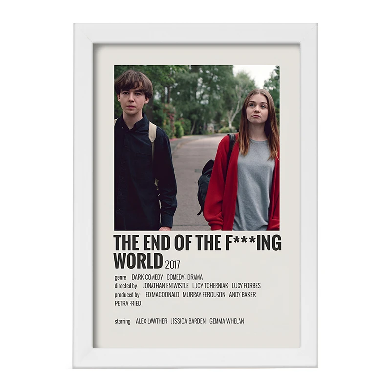 تابلو خندالو طرح پایان دنیای لعنتی کد F13309