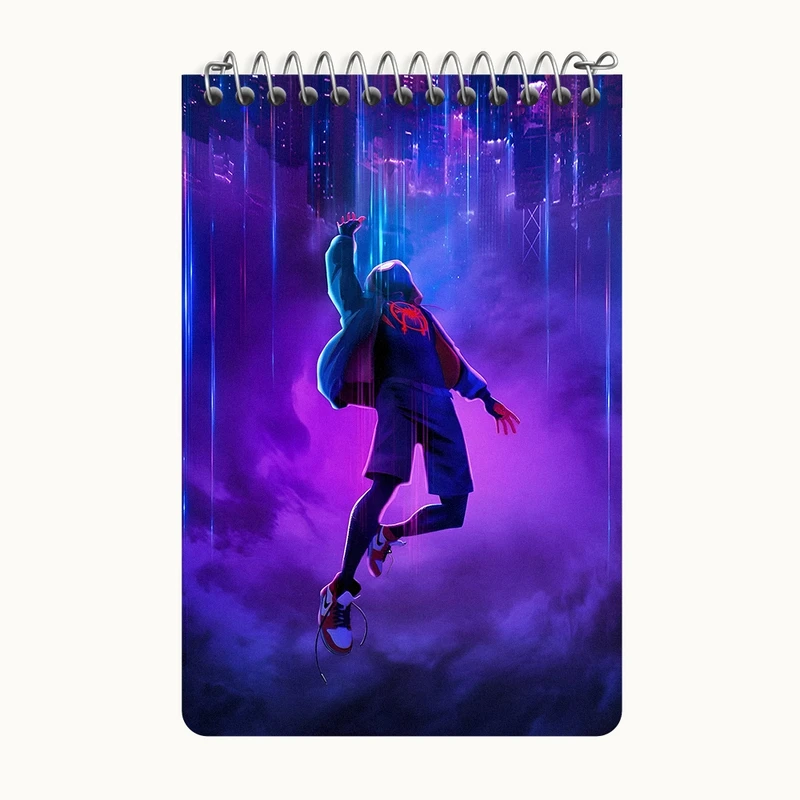 دفتر یادداشت 50 برگ خندالو طرح مرد عنکبوتی (Spider Man) کد F5289