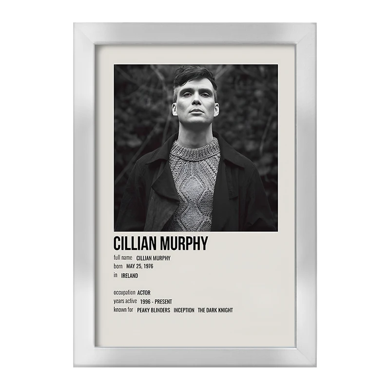 تابلو خندالو طرح کیلین مورفی (Cillian Murphy) کد F13377