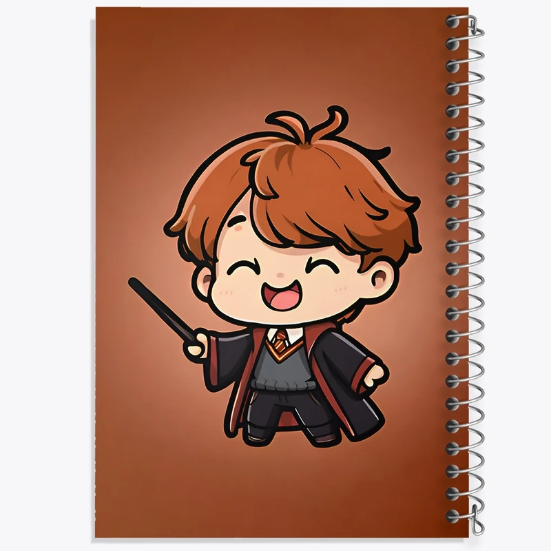 دفتر لیست خرید 50 برگ خندالو طرح ویزلی هری پاتر (Harry Potter) کد F9398