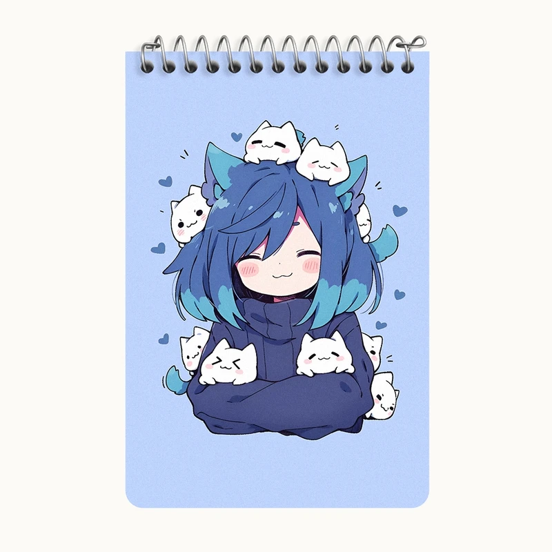 دفتر یادداشت 50 برگ خندالو طرح دخترانه کد F3827