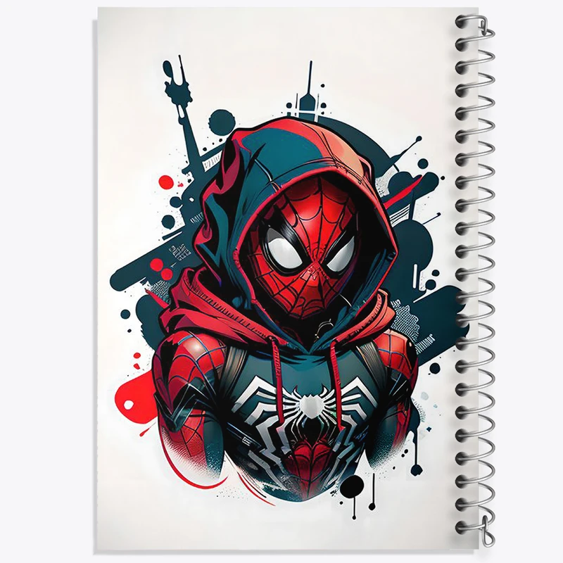 دفتر مشق 50 برگ خندالو طرح مرد عنکبوتی (Spider Man) کد F2960