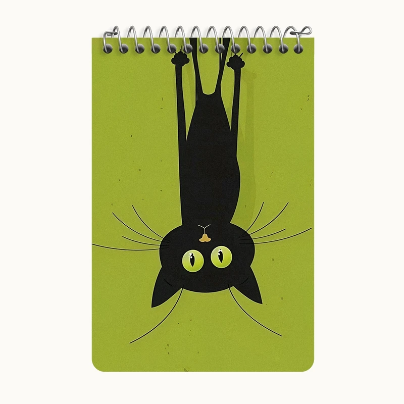 دفتر یادداشت 50 برگ خندالو طرح گربه کد F10328