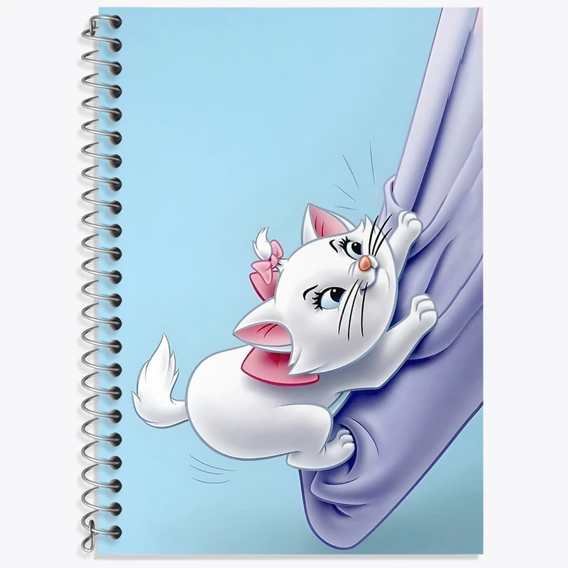 دفتر نت موسیقی 50 برگ خندالو طرح گربه های اشرافی کد N6381