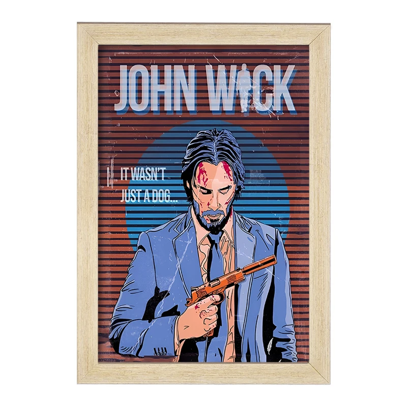 تابلو خندالو طرح جان ویک (John Wick) کد F13555