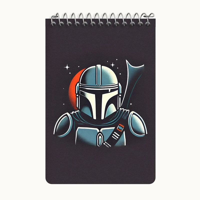 دفتر یادداشت 50 برگ خندالو طرح جنگ ستارگان (Star Wars) کد F8089