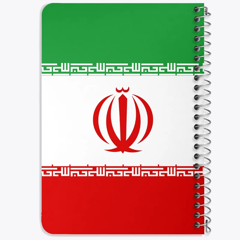 دفتر یادداشت 50 برگ خندالو طرح پرچم ایران کد 20522