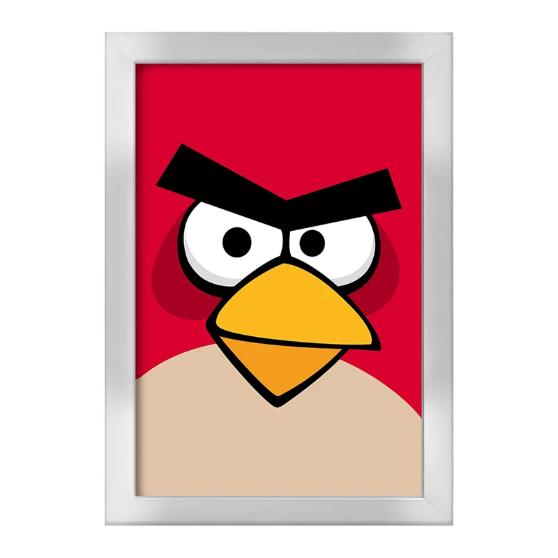 تابلو خندالو طرح پرندگان خشمگین (Angry Birds) کد F2061