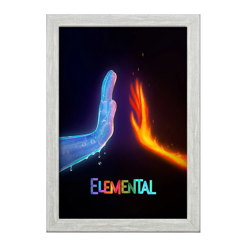 تابلو خندالو طرح بنیادین Elemental کد 31036