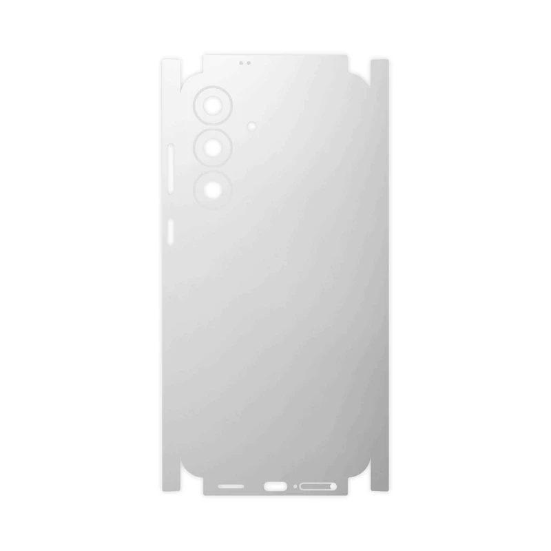 برچسب پوششی ماهوت مدل Matte-White-FullSkin مناسب برای گوشی موبایل سامسونگ Galaxy S25 FE