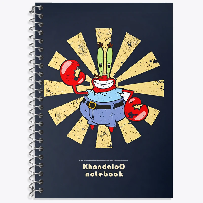 دفتر نت موسیقی 50 برگ خندالو طرح آقای خرچنگ کد N9448