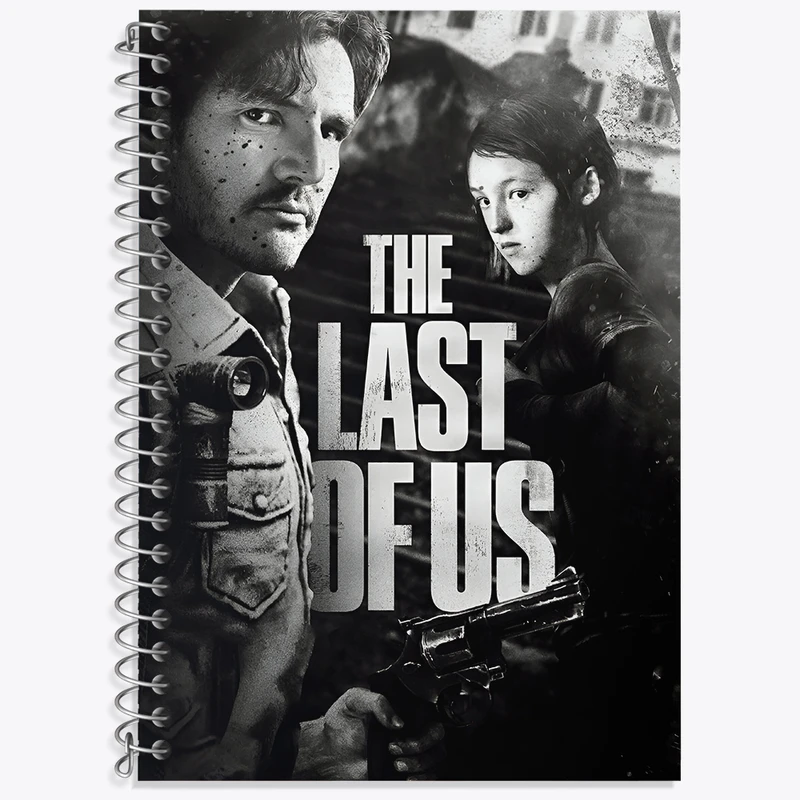 دفتر زبان 50 برگ خندالو طرح (The Last Of Us) آخرین بازمانده از ما کد N9310