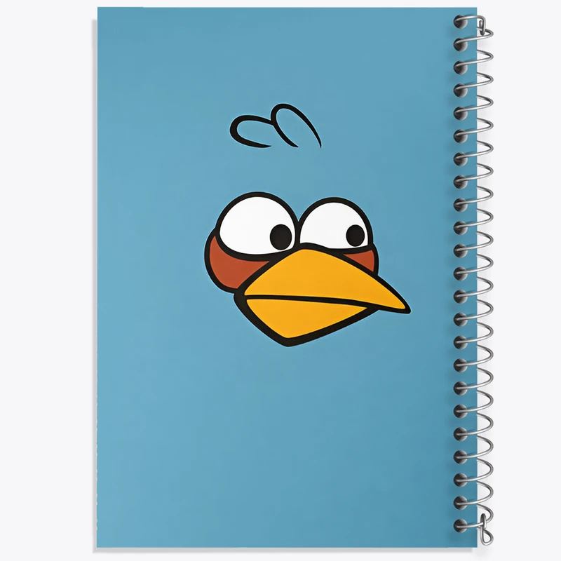 دفتر مشق 50 برگ خندالو طرح پرندگان خشمگین کد F3305