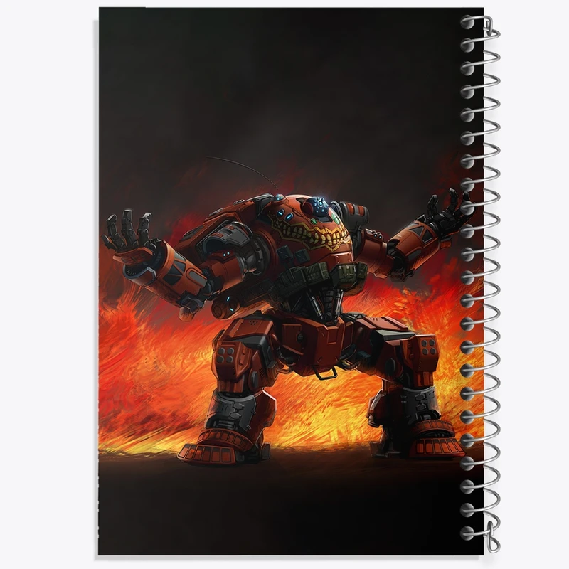 دفتر طراحی 50 برگ خندالو طرح بازی تایتان فال (Titanfall) کد 32593