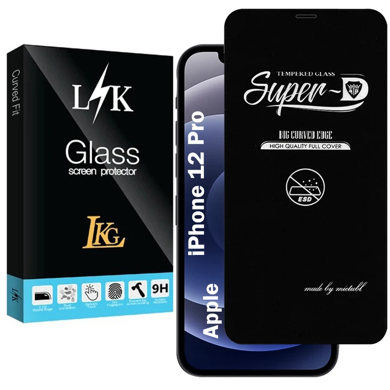 محافظ صفحه نمایش ال کا جی مدل SupD-LK مناسب برای گوشی موبایل اپل iPhone 12 Pro