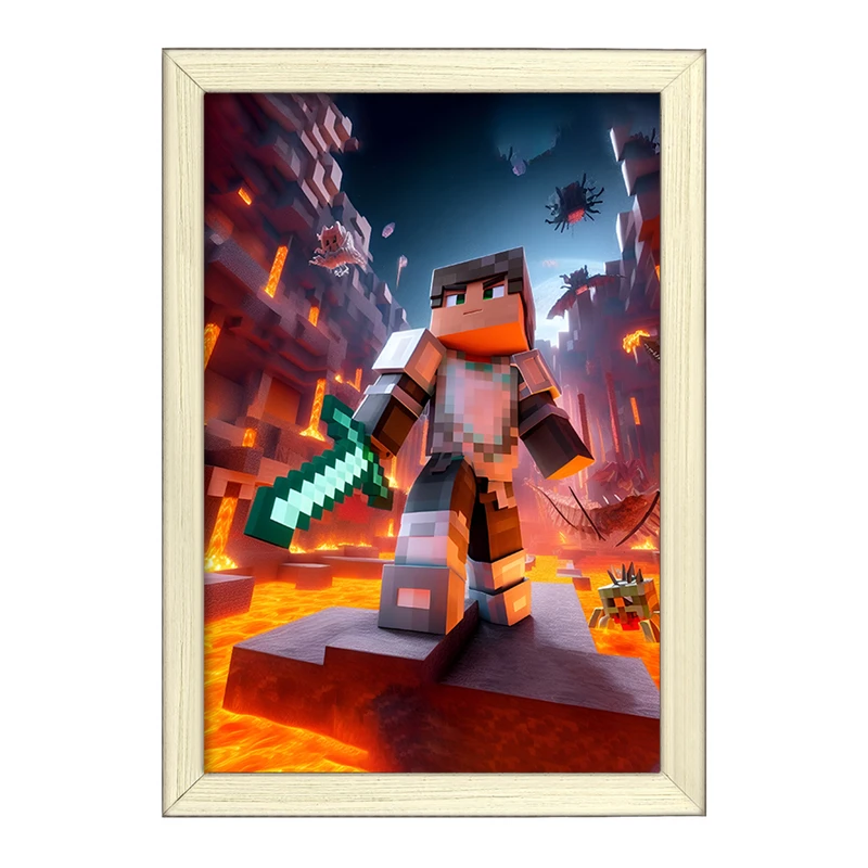 تابلو خندالو طرح ماینکرافت (Minecraft) کد F3539