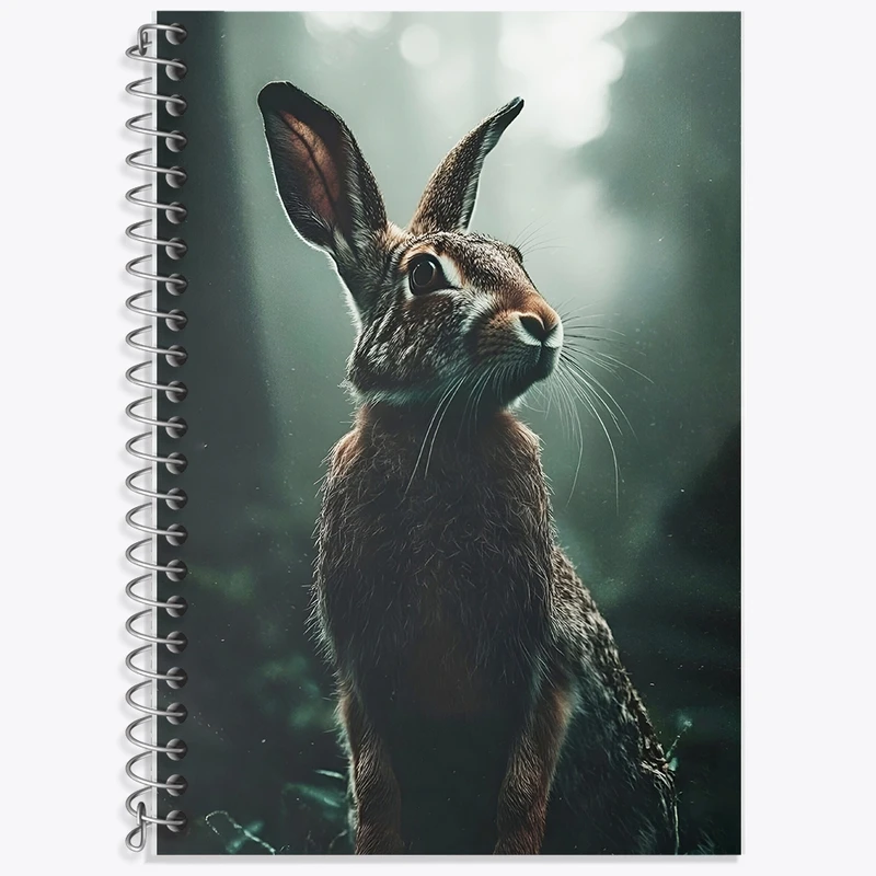 دفتر زبان 50 برگ خندالو مدل سه خط طرح خرگوش کد F10735