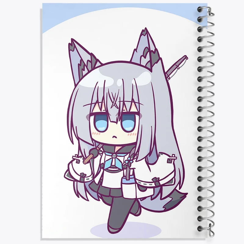 دفتر طراحی 50 برگ خندالو طرح بازی آزور لین (Azur Lane) کد 34263