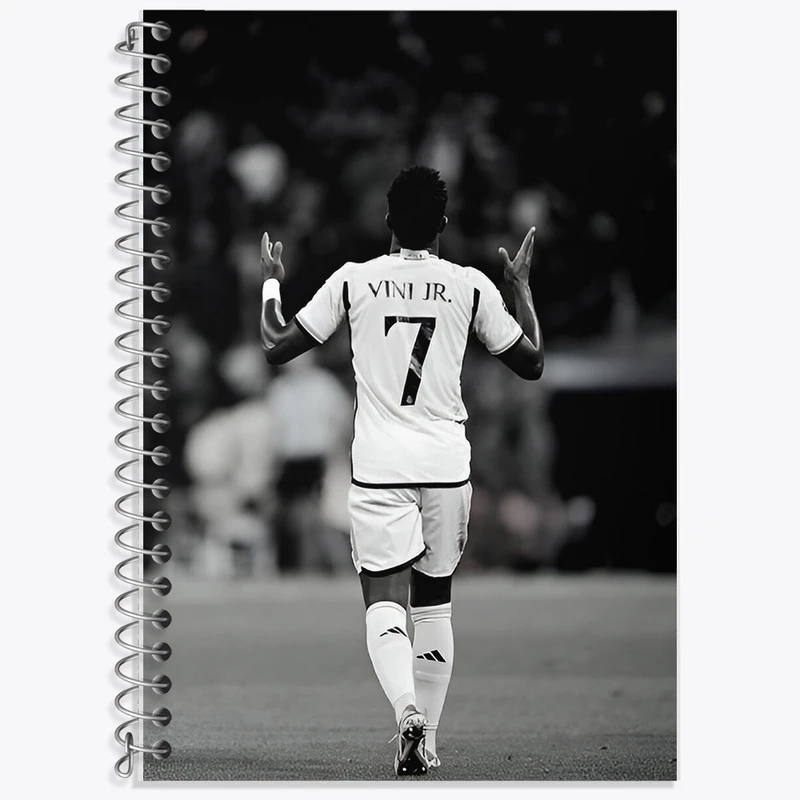 دفتر نت موسیقی 50 برگ خندالو طرح وینیسیوس جونیور (Vinicius Junior) کد F14299