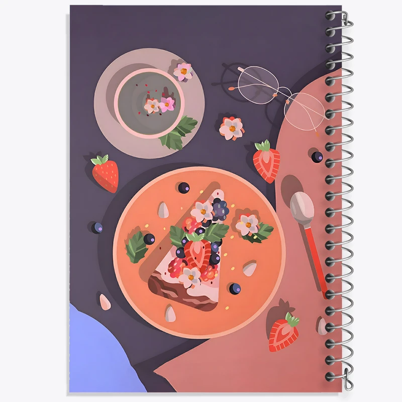 دفتر نقاشی 50 برگ خندالو طرح به وقت کافه کد F10571