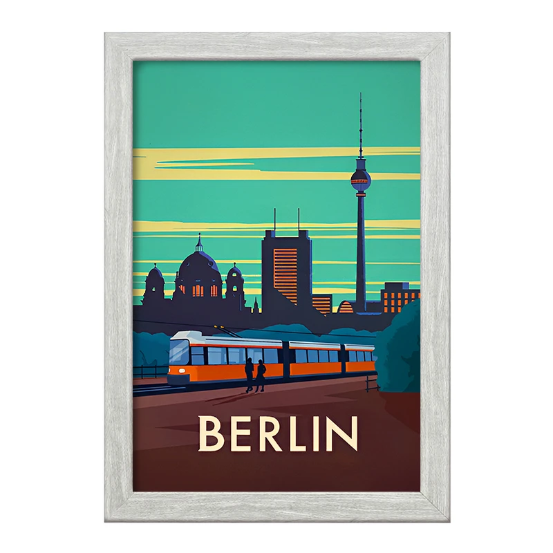 تابلو خندالو طرح برلین (Berlin) کد F6326