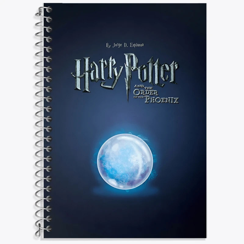 دفتر زبان 50 برگ خندالو مدل سه خط طرح هری پاتر (Harry Potter) کد F13723