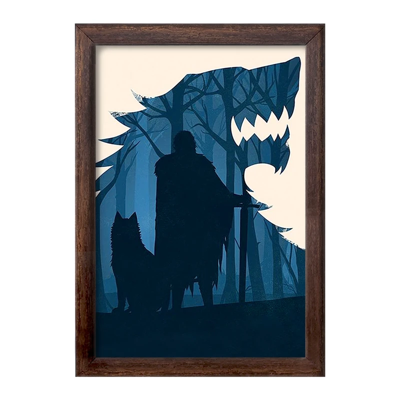 تابلو خندالو طرح وینتر ایز کامینگ گیم اف ترونز Game of Thrones  کد 2677